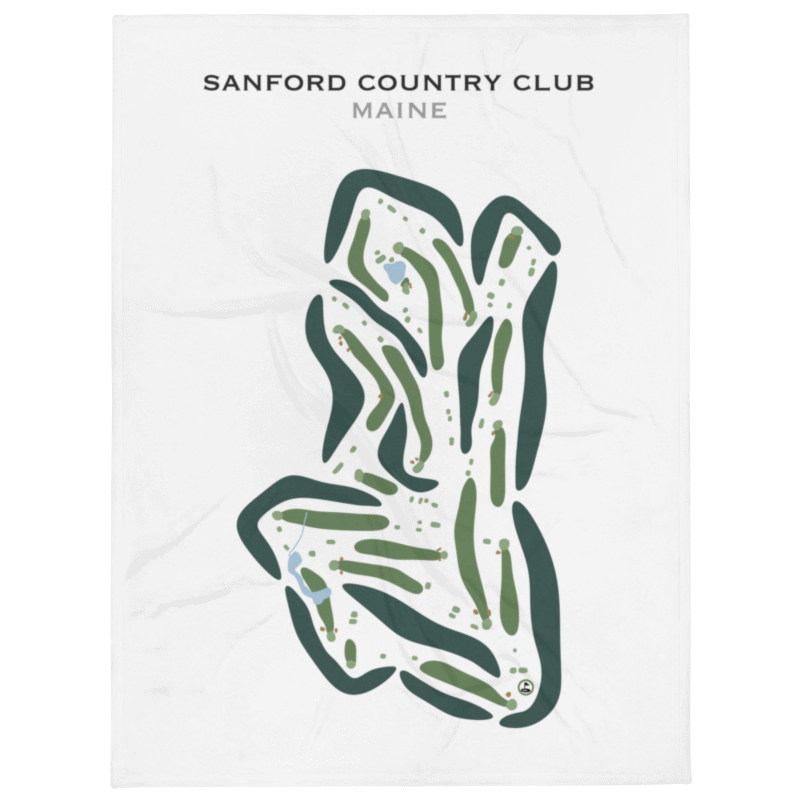 Sanford Country Club, Maine - Printed Golf Courses