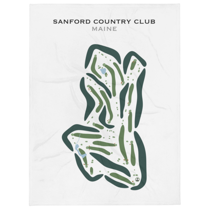 Sanford Country Club, Maine - Printed Golf Courses