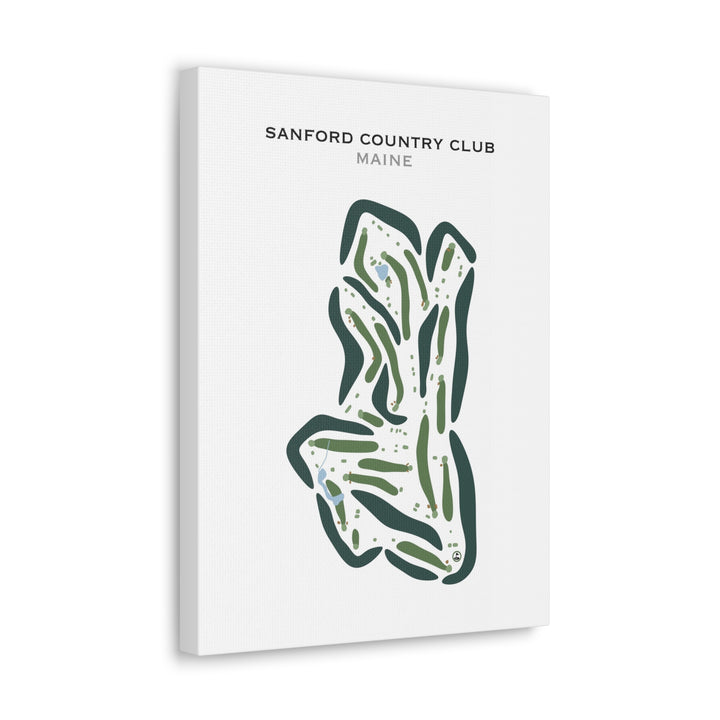 Sanford Country Club, Maine - Printed Golf Courses
