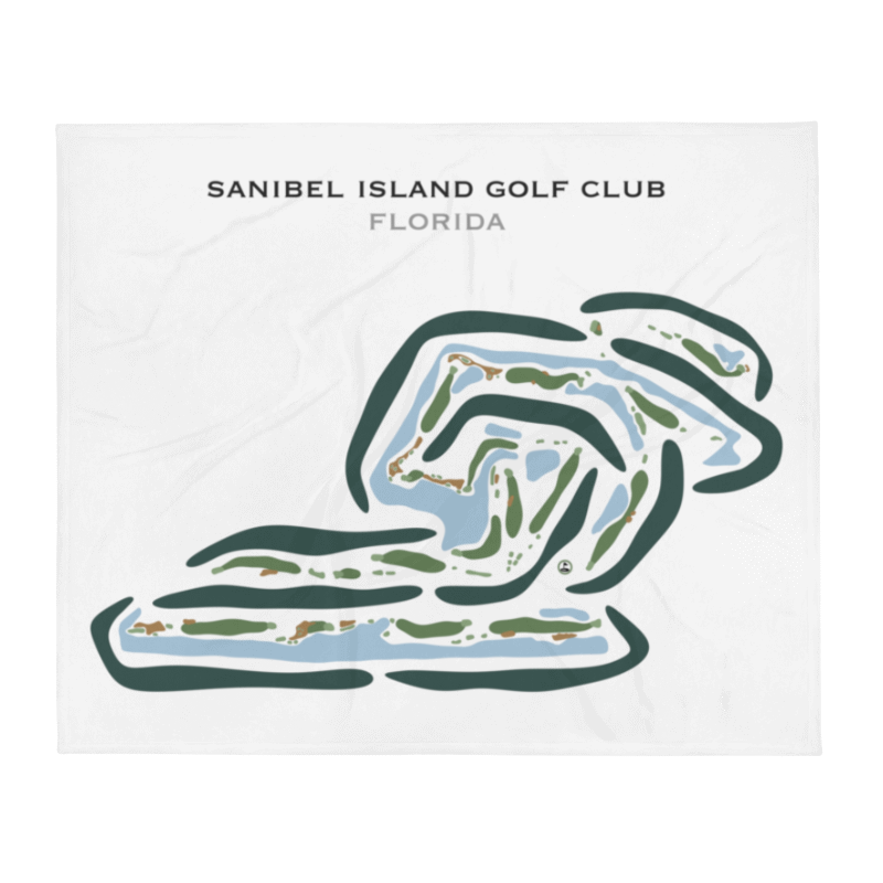 Sanibel Island Golf Club, Florida - Printed Golf Courses