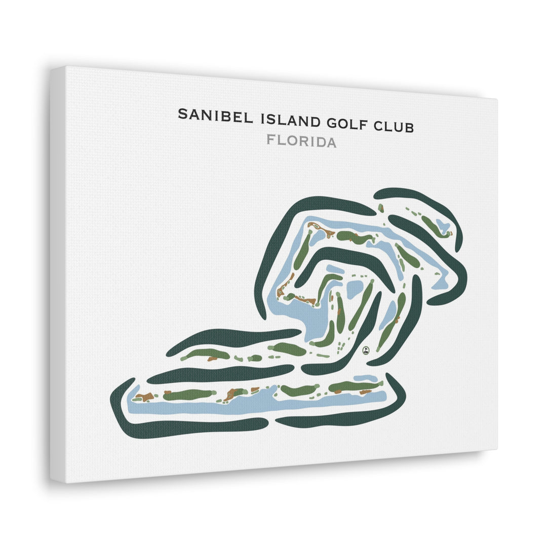 Sanibel Island Golf Club, Florida - Printed Golf Courses