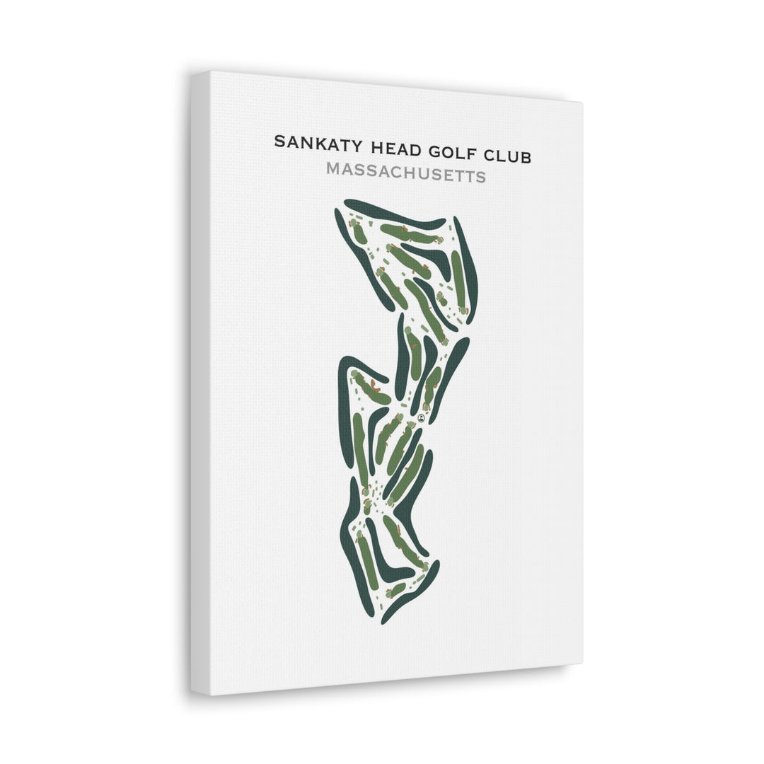 Sankaty Head Golf Club, Massachusetts - Printed Golf Course