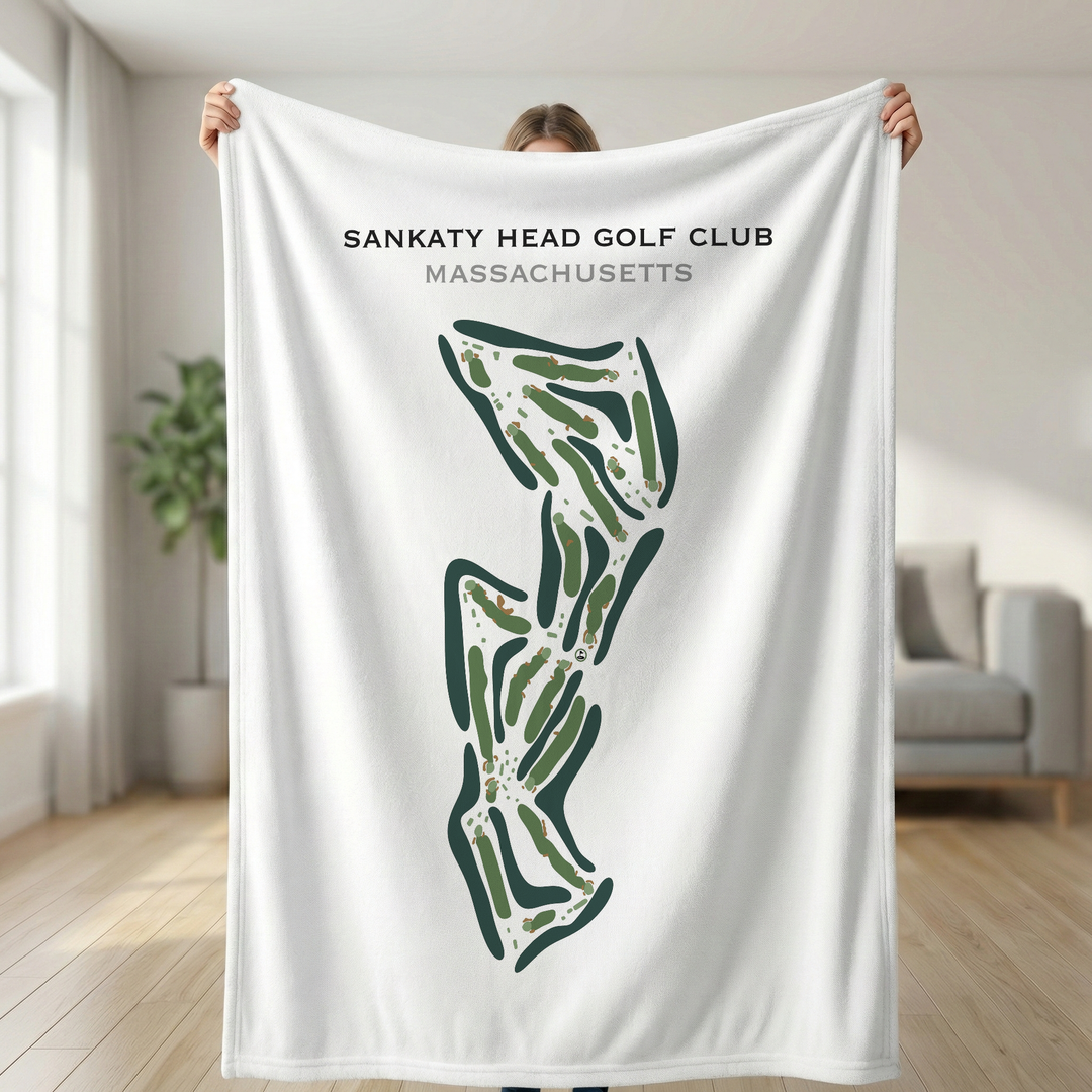 Sankaty Head Golf Club, Massachusetts - Printed Golf Course