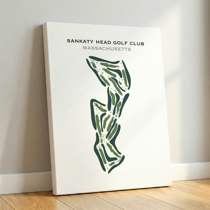 Sankaty Head Golf Club, Massachusetts - Printed Golf Course