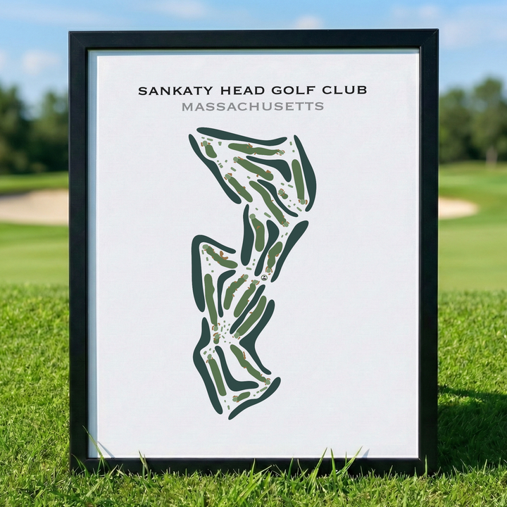 Sankaty Head Golf Club, Massachusetts - Printed Golf Course