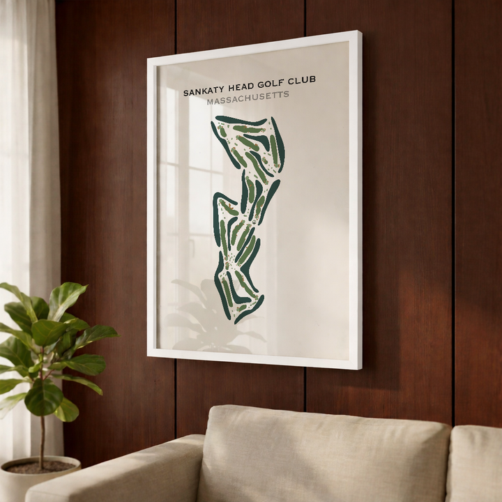 Sankaty Head Golf Club, Massachusetts - Printed Golf Course