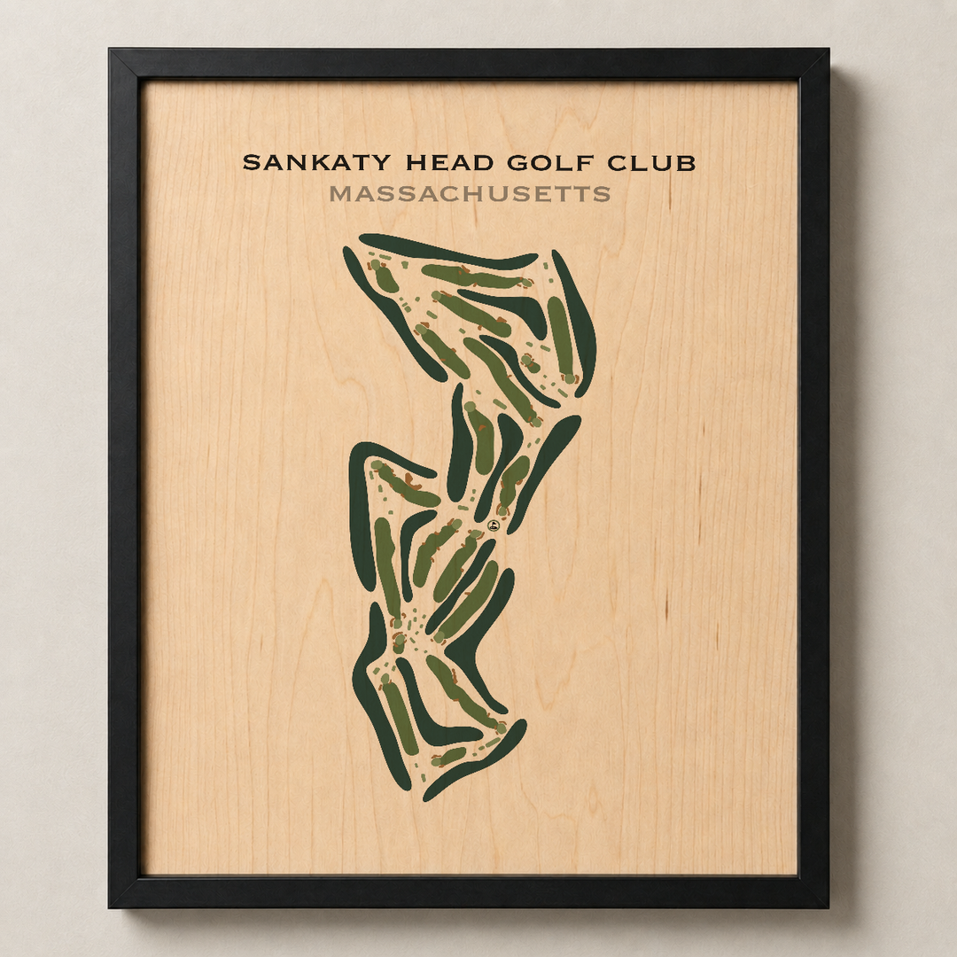 Sankaty Head Golf Club, Massachusetts - Printed Golf Course