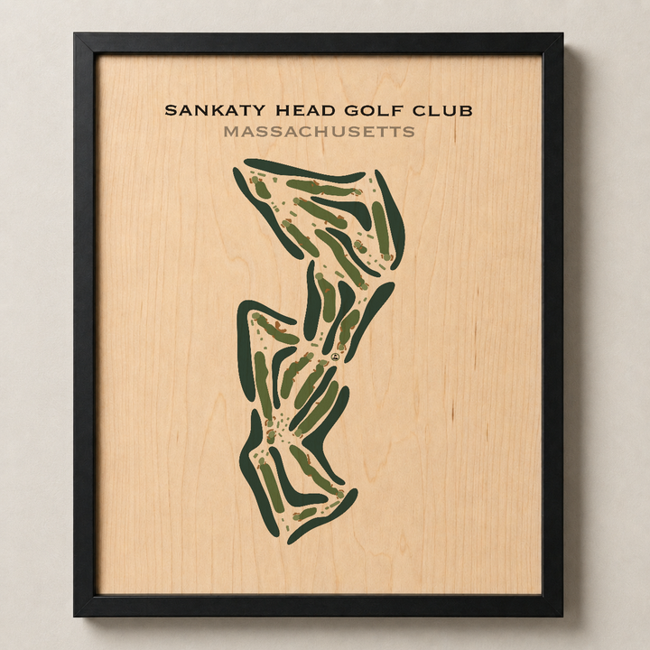 Sankaty Head Golf Club, Massachusetts - Printed Golf Course