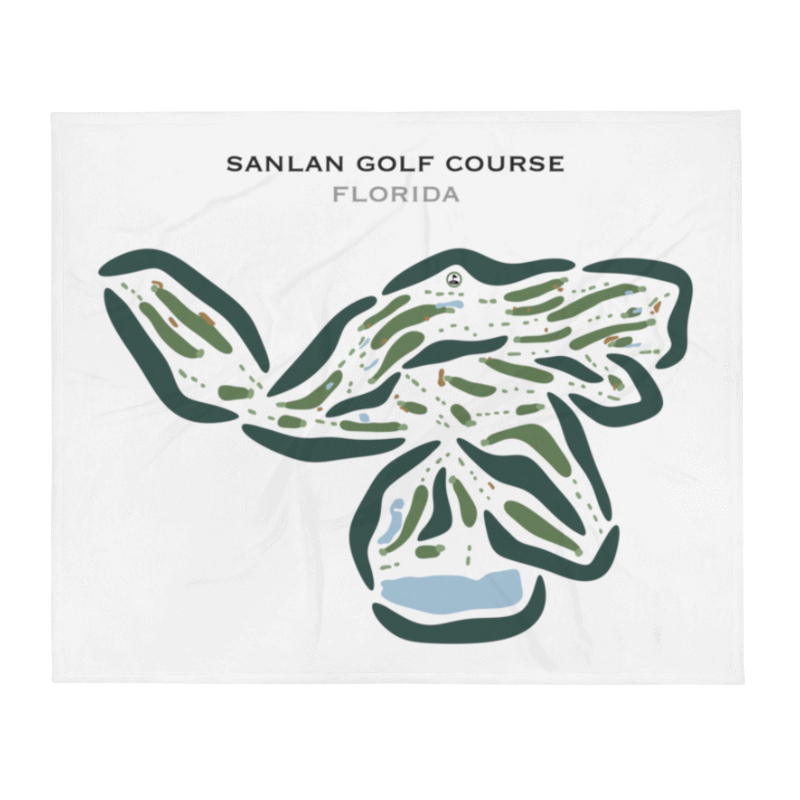 Sanlan Golf Course, Florida - Printed Golf Courses