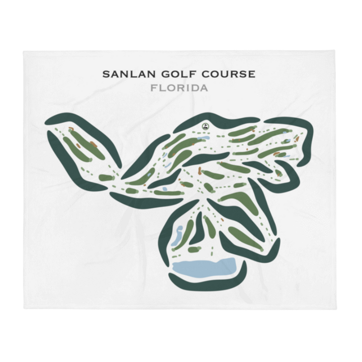 Sanlan Golf Course, Florida - Printed Golf Courses