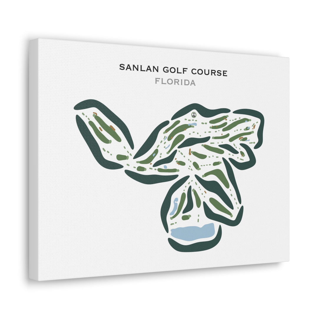 Sanlan Golf Course, Florida - Printed Golf Courses