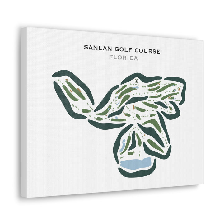 Sanlan Golf Course, Florida - Printed Golf Courses