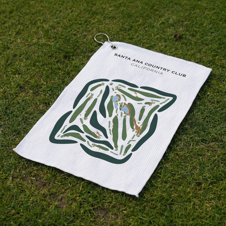 Santa Ana Country Club, California - Printed Golf Courses