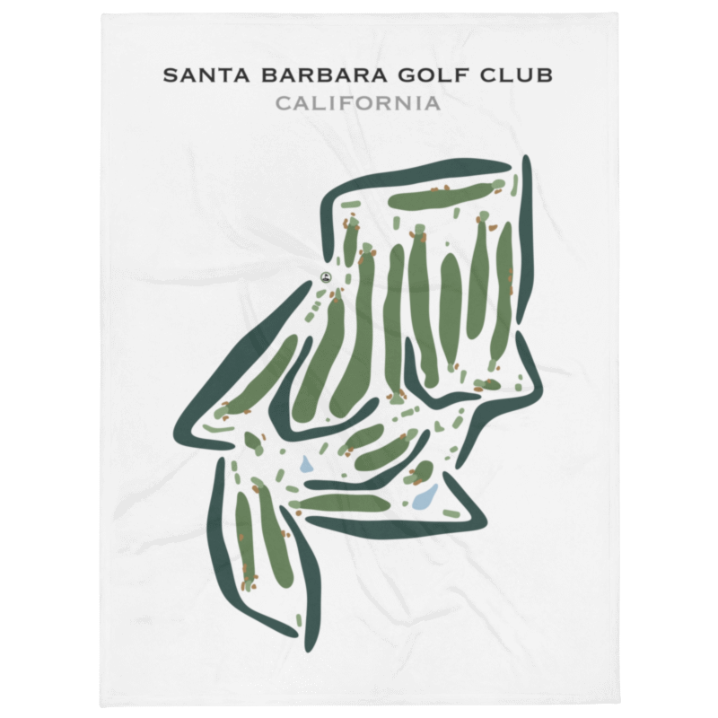 Santa Barbara Golf Club, California - Printed Golf Courses