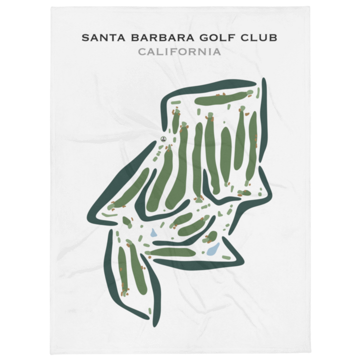 Santa Barbara Golf Club, California - Printed Golf Courses