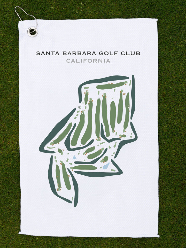 Santa Barbara Golf Club, California - Printed Golf Courses