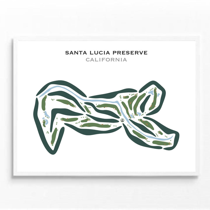 Santa Lucia Preserve, California - Printed Golf Courses