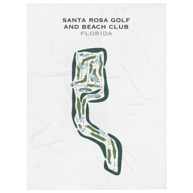 Santa Rosa Golf & Beach Club, Florida - Printed Golf Courses