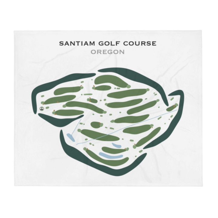 Santiam Golf Course, Oregon - Printed Golf Courses