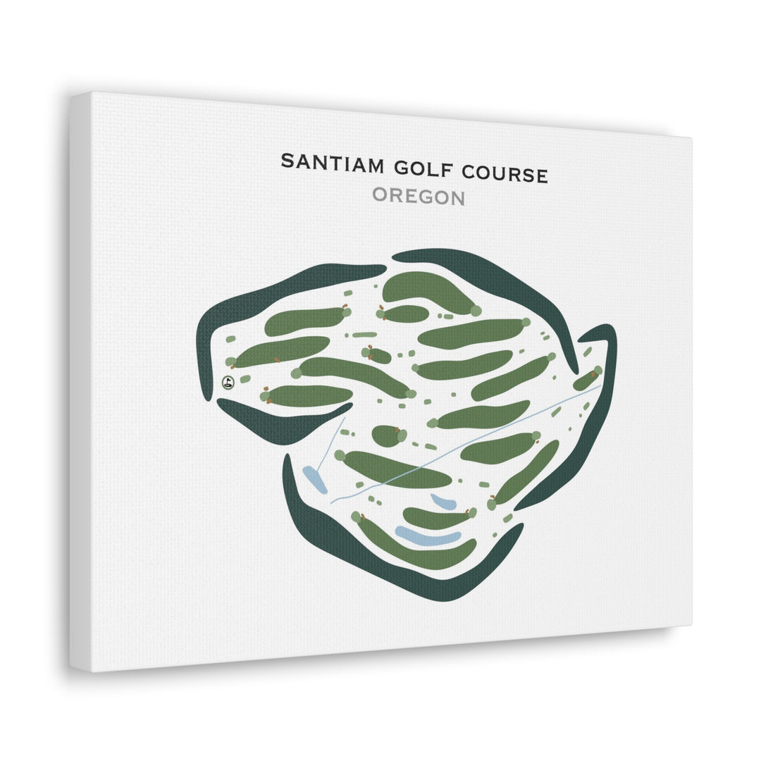 Santiam Golf Course, Oregon - Printed Golf Courses