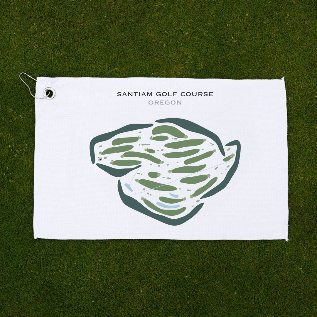 Santiam Golf Course, Oregon - Printed Golf Courses