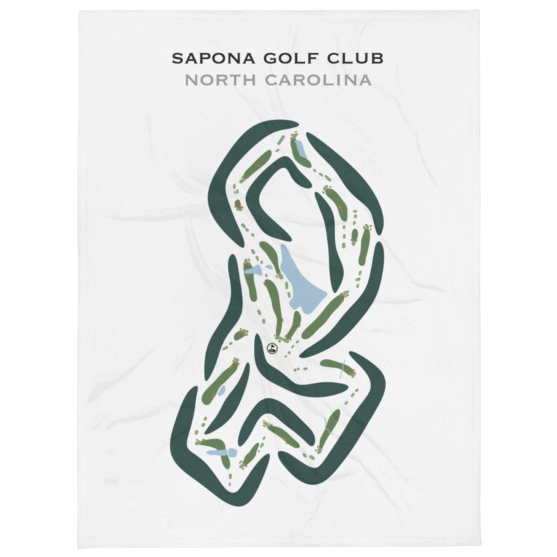 Sapona Golf Club, North Carolina - Printed Golf Courses
