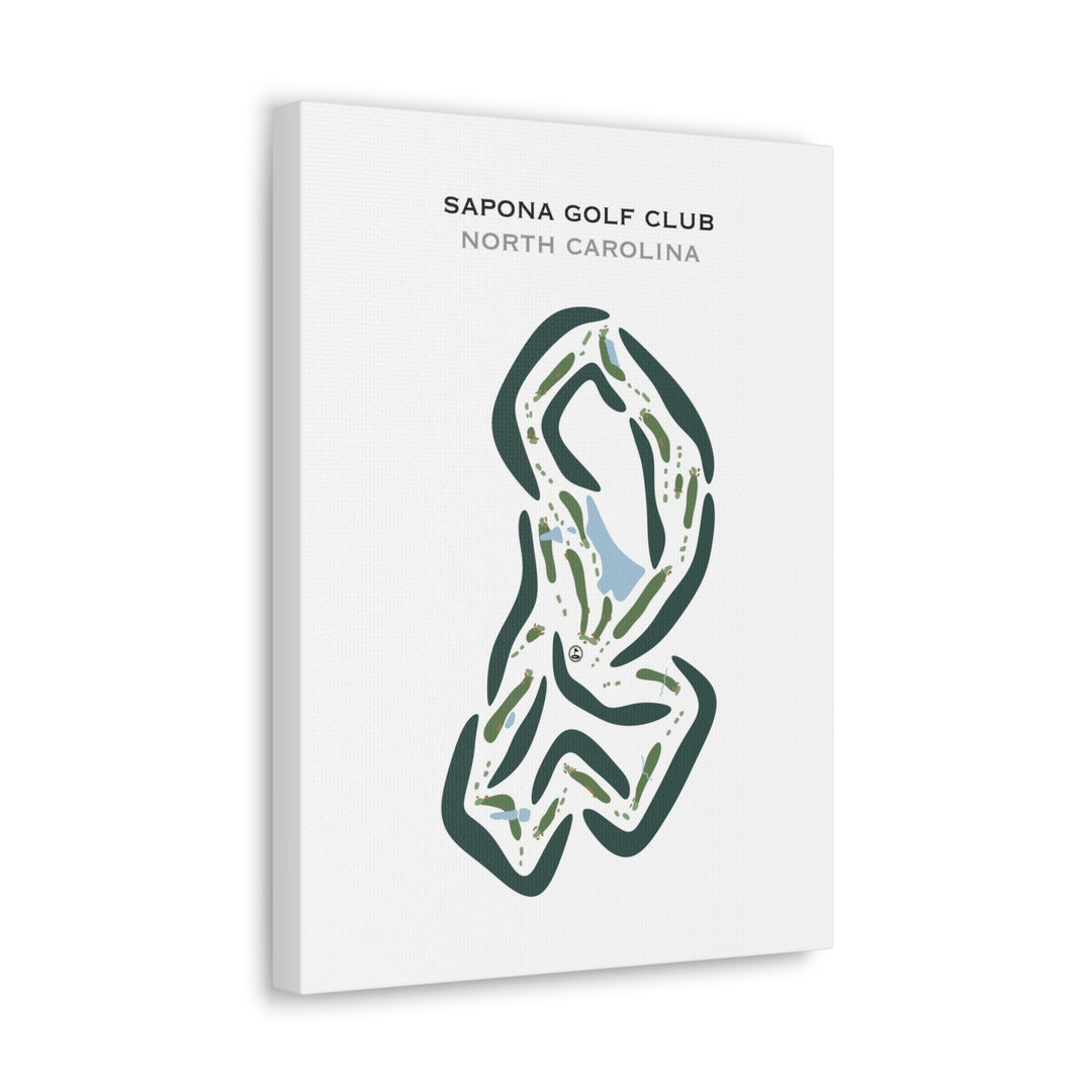Sapona Golf Club, North Carolina - Printed Golf Courses