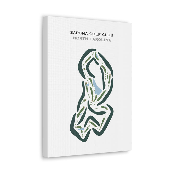Sapona Golf Club, North Carolina - Printed Golf Courses