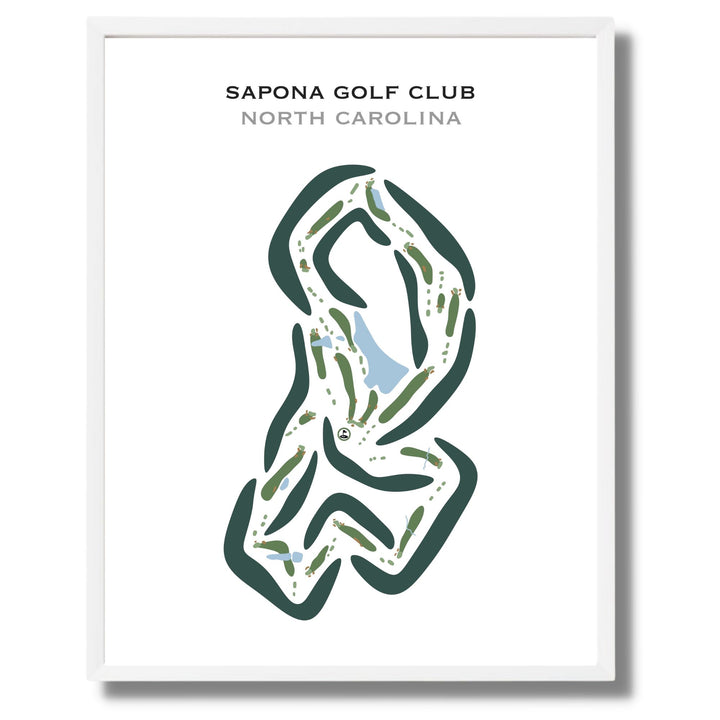 Sapona Golf Club, North Carolina - Printed Golf Courses