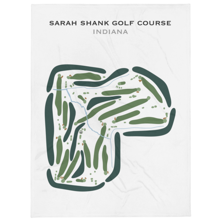 Sarah Shank Golf Course, Indiana - Printed Golf Course