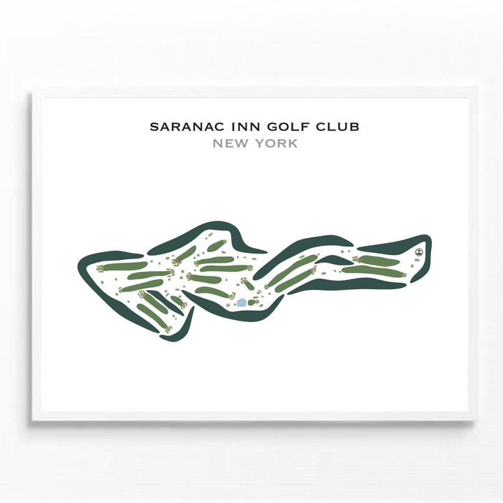 Saranac Inn Golf Club, New York - Printed Golf Courses