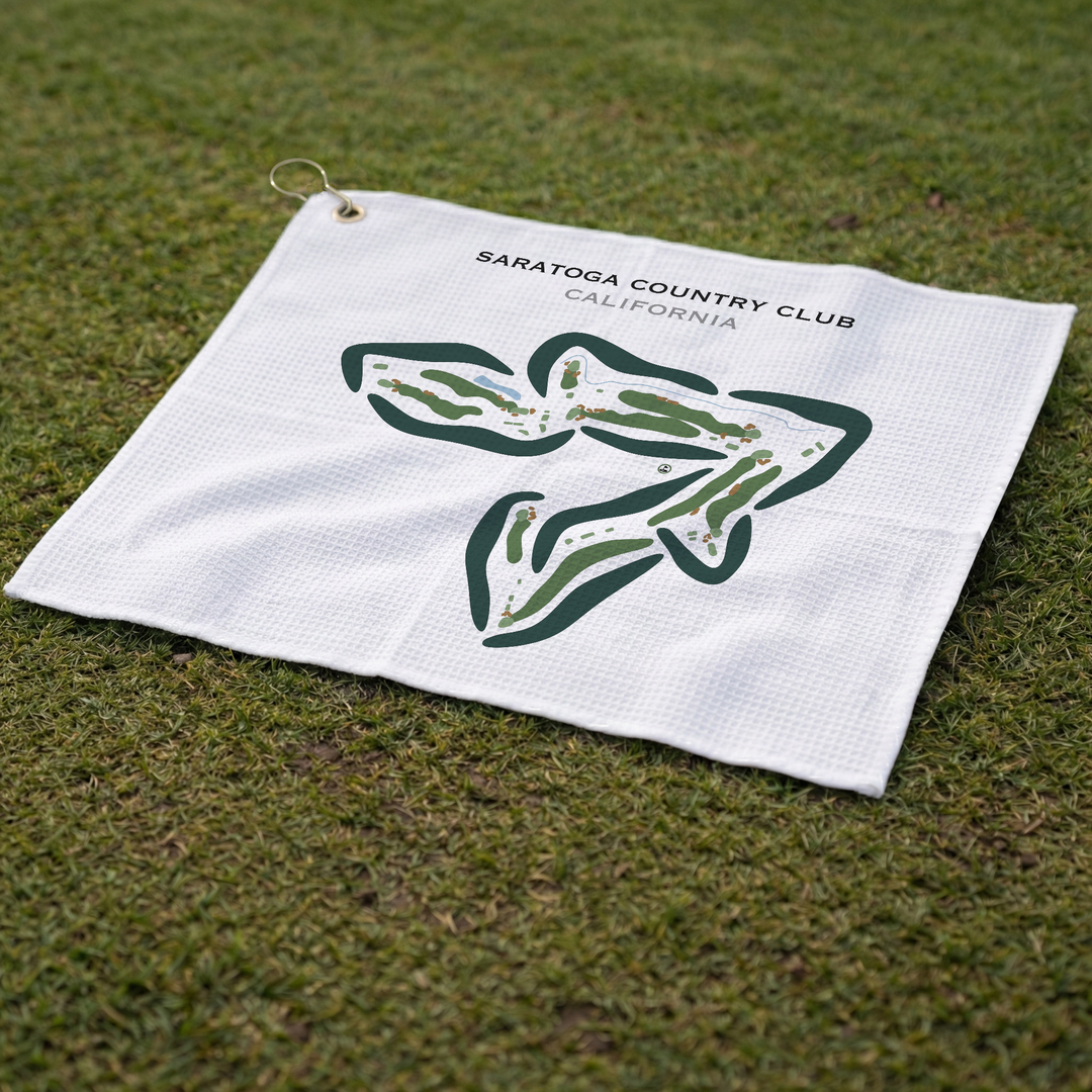Saratoga Country Club, California - Printed Golf Course
