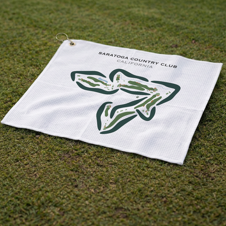 Saratoga Country Club, California - Printed Golf Course