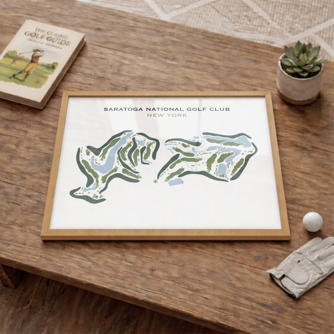 Saratoga National Golf Club, New York - Printed Golf Course