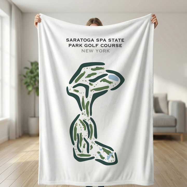 Saratoga Spa State Park Golf Course, New York - Printed Golf Courses