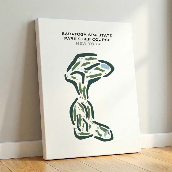 Saratoga Spa State Park Golf Course, New York - Printed Golf Courses