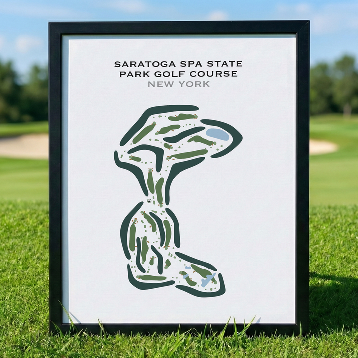 Saratoga Spa State Park Golf Course, New York - Printed Golf Courses