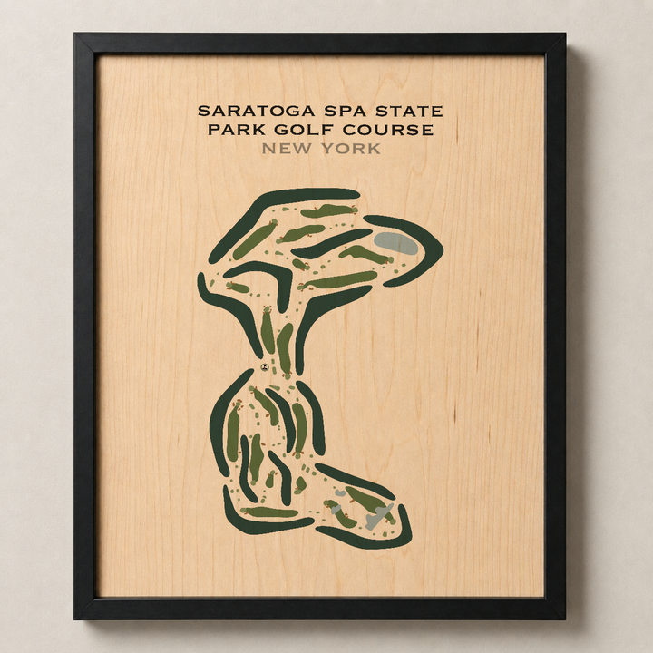 Saratoga Spa State Park Golf Course, New York - Printed Golf Courses
