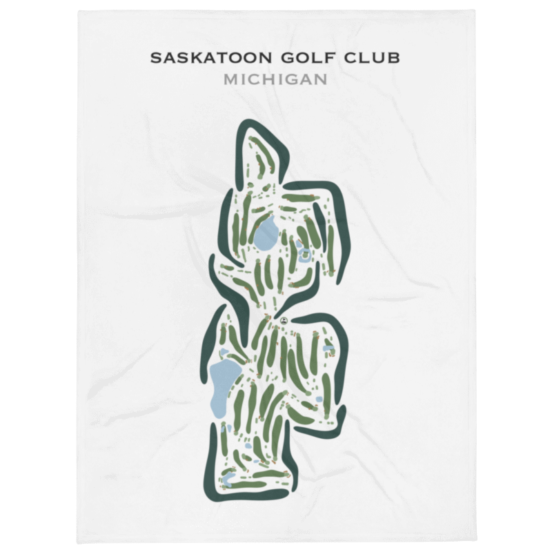 Saskatoon Golf Club, Michigan - Printed Golf Courses