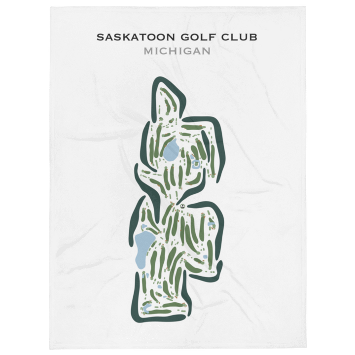 Saskatoon Golf Club, Michigan - Printed Golf Courses