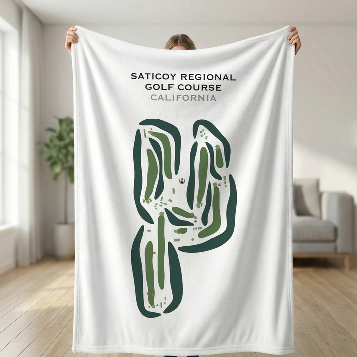 Saticoy Regional Golf Course, California - Printed Golf Courses