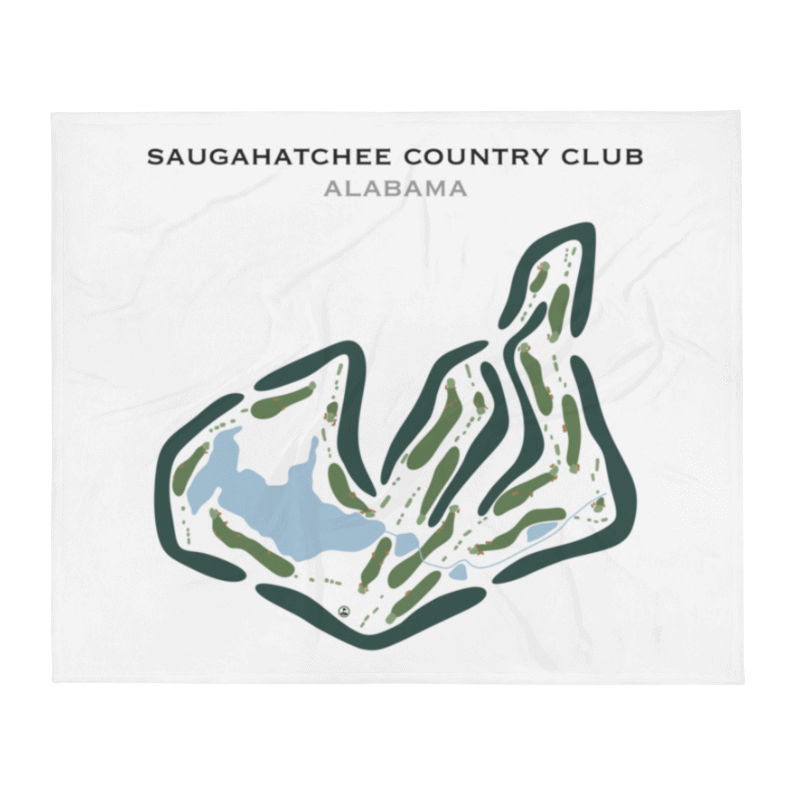 Saugahatchee Country Club, Alabama - Printed Golf Courses