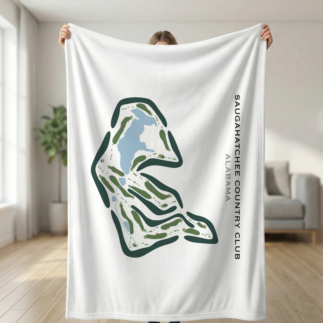 Saugahatchee Country Club, Alabama - Printed Golf Courses