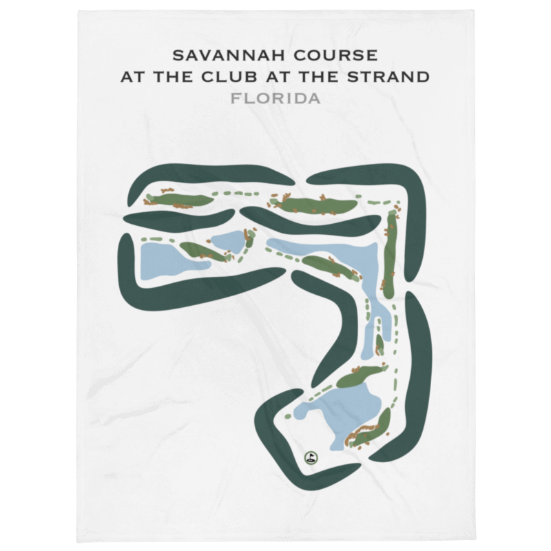 Savannah Course at The Club at the Strand, Florida - Printed Golf Courses