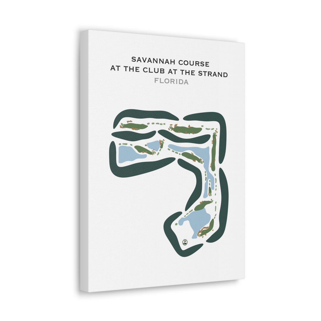 Savannah Course at The Club at the Strand, Florida - Printed Golf Courses