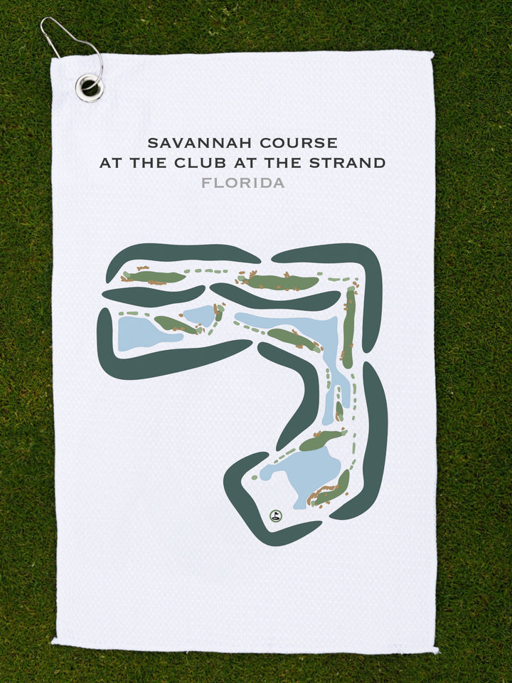 Savannah Course at The Club at the Strand, Florida - Printed Golf Courses