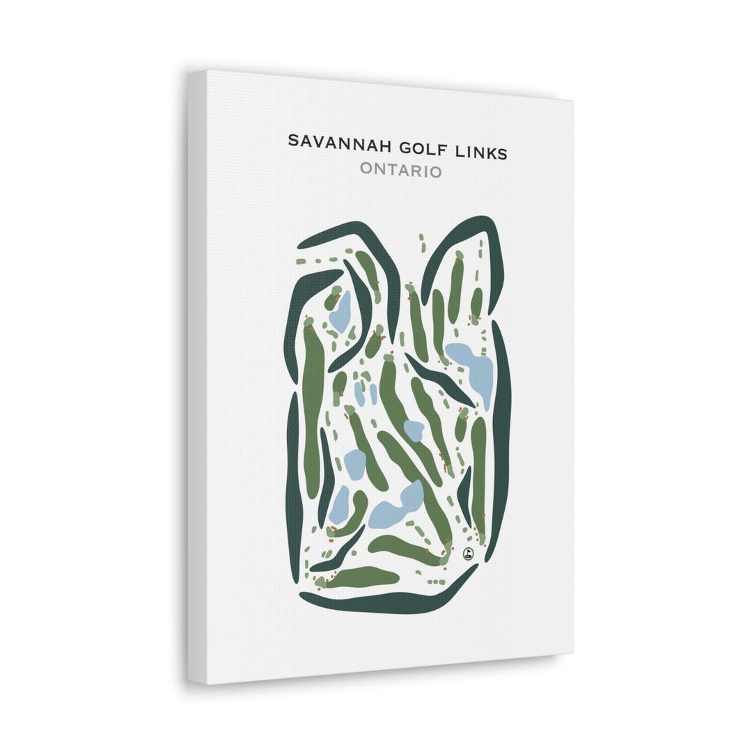 Savannah Golf Links, Ontario - Printed Golf Courses