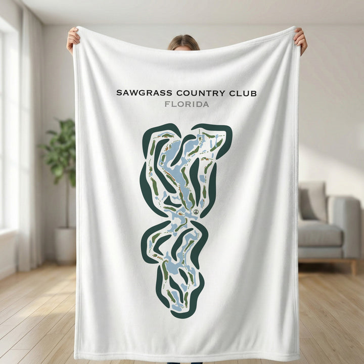 Sawgrass Country Club, Florida - Printed Golf Courses