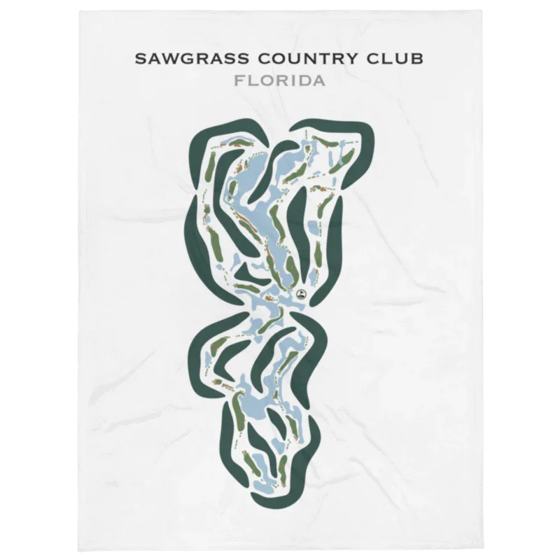 Sawgrass Country Club, Florida - Printed Golf Courses