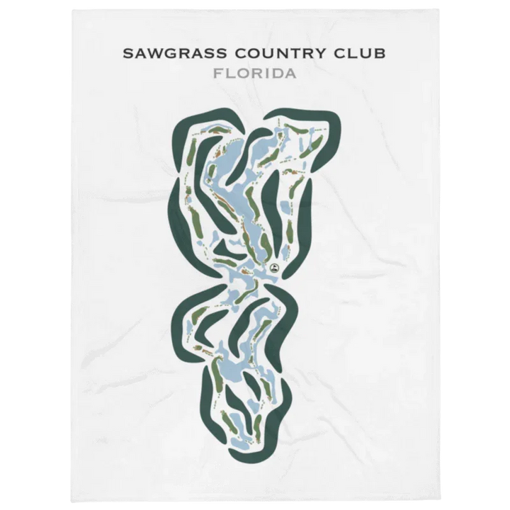Sawgrass Country Club, Florida - Printed Golf Courses